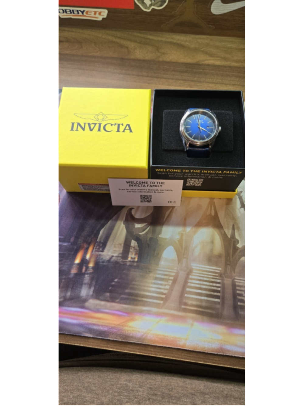 Invicta 47814 Men's Celestial 43mm Quartz Watch Blue Brand New WR100M - Picture 3 of 11